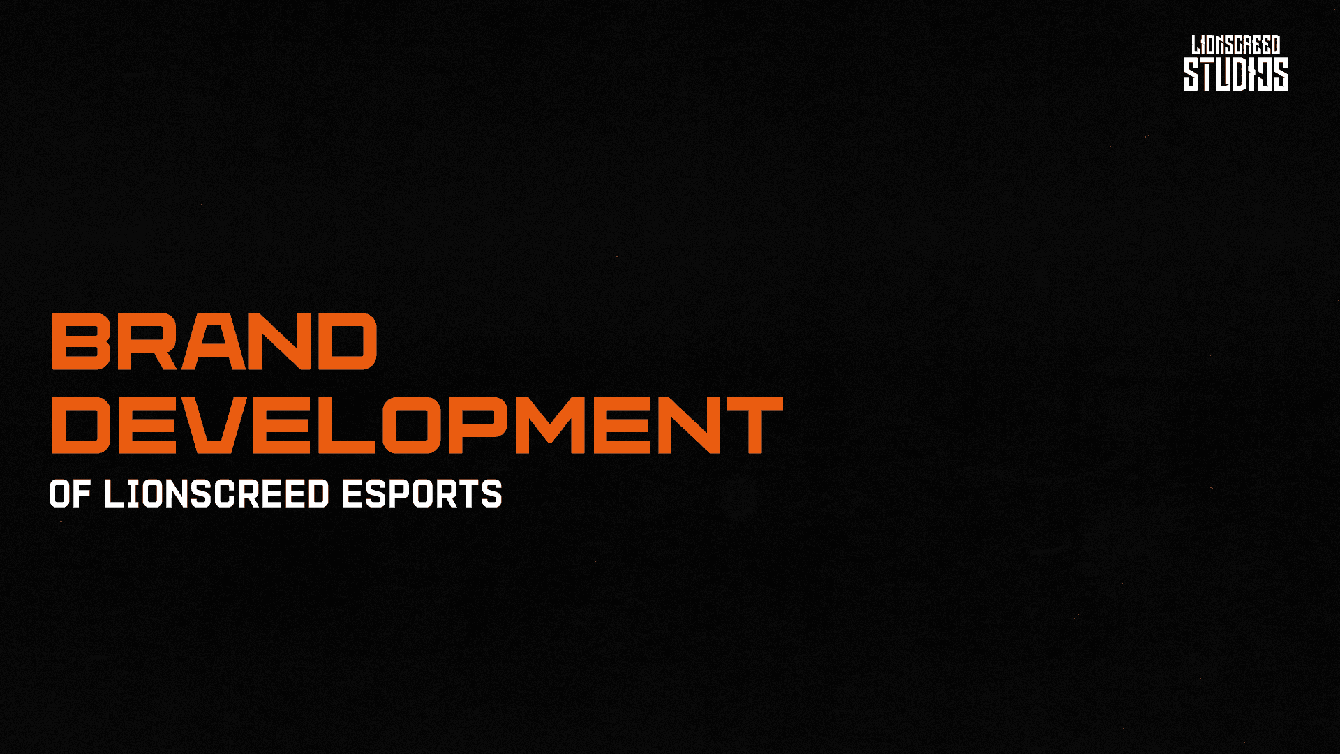 Lionscreed Esports Rebrand