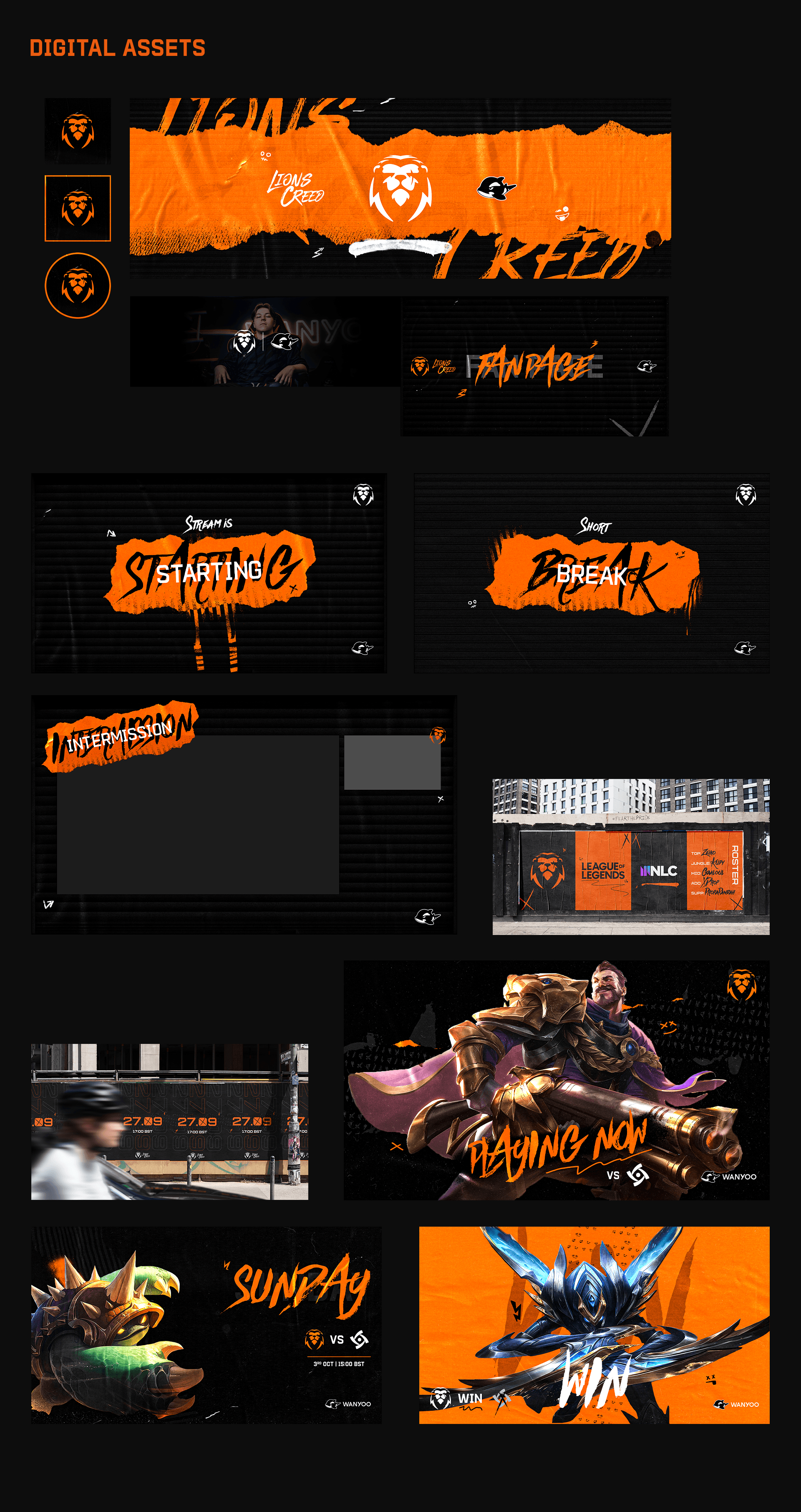 Lionscreed Esports Rebrand