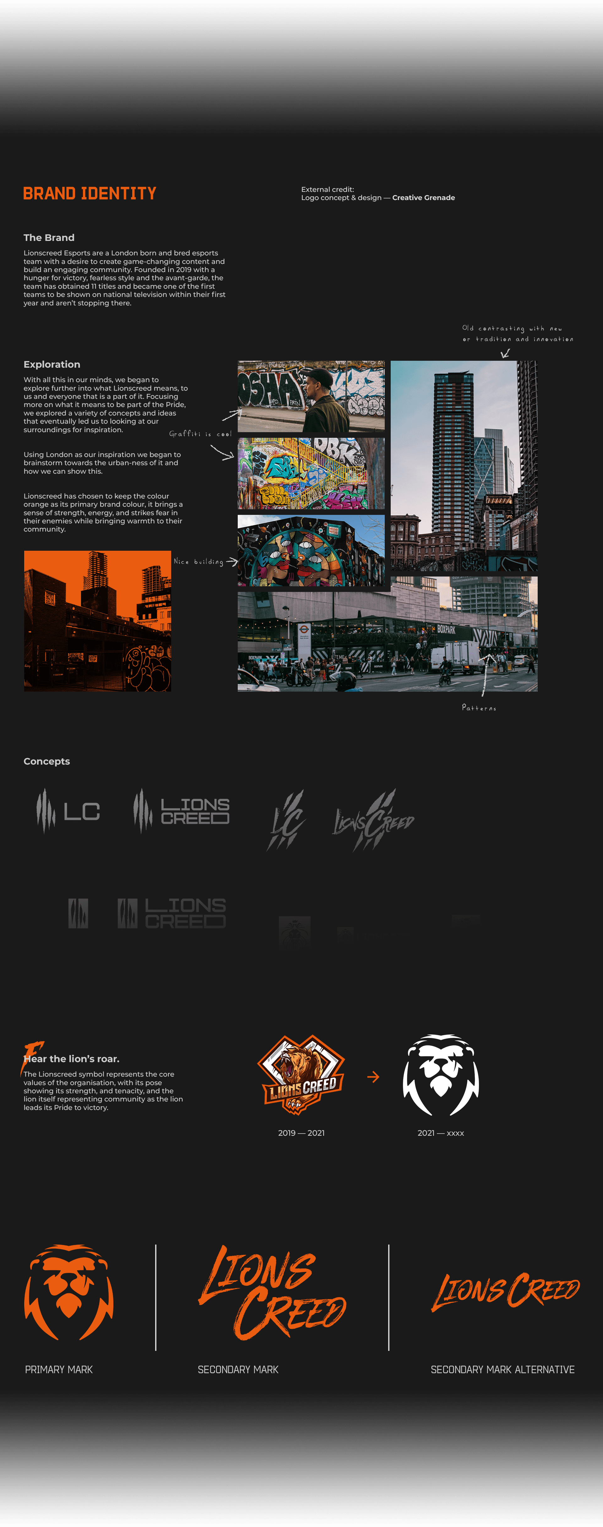 Lionscreed Esports Rebrand